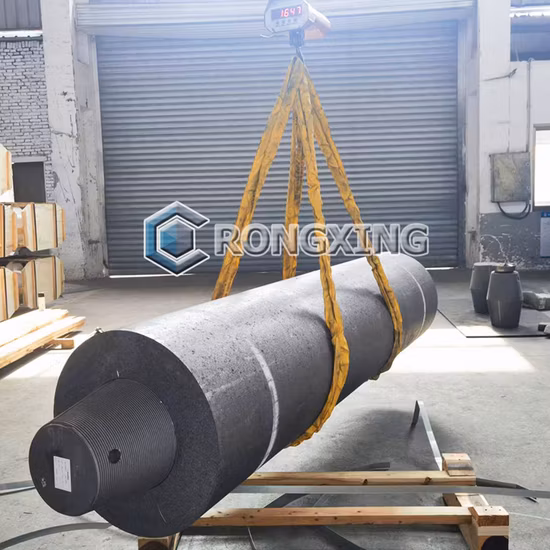 UHP 350 mm Graphitelektrode mit Nippeln für die Stahlproduktion