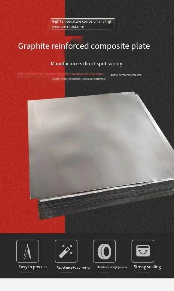 Graphite Sheet Flexible Graphite Sheet/Rolls Compression Sheets Spare Parts